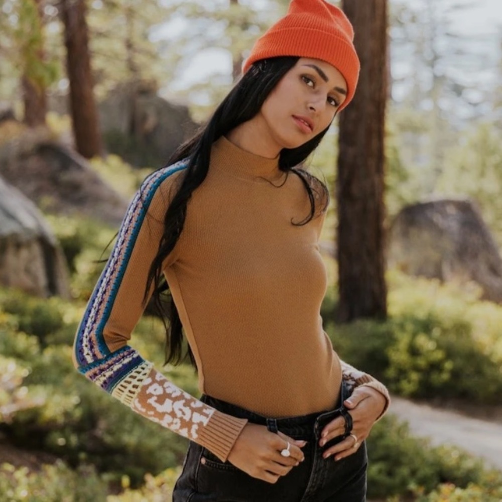 Free People Switch It Up Thermal Sweater